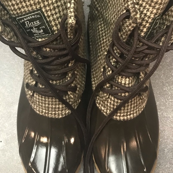 Bass Duck boots with flannel houndstooth - Picture 8 of 8